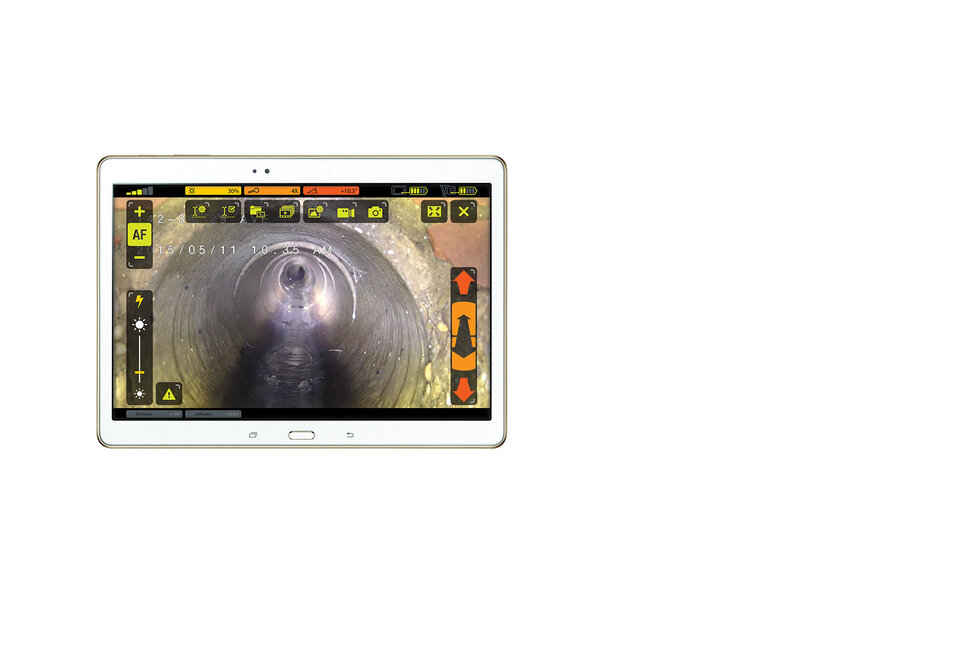 Sewerlink app for easy sewer inspection