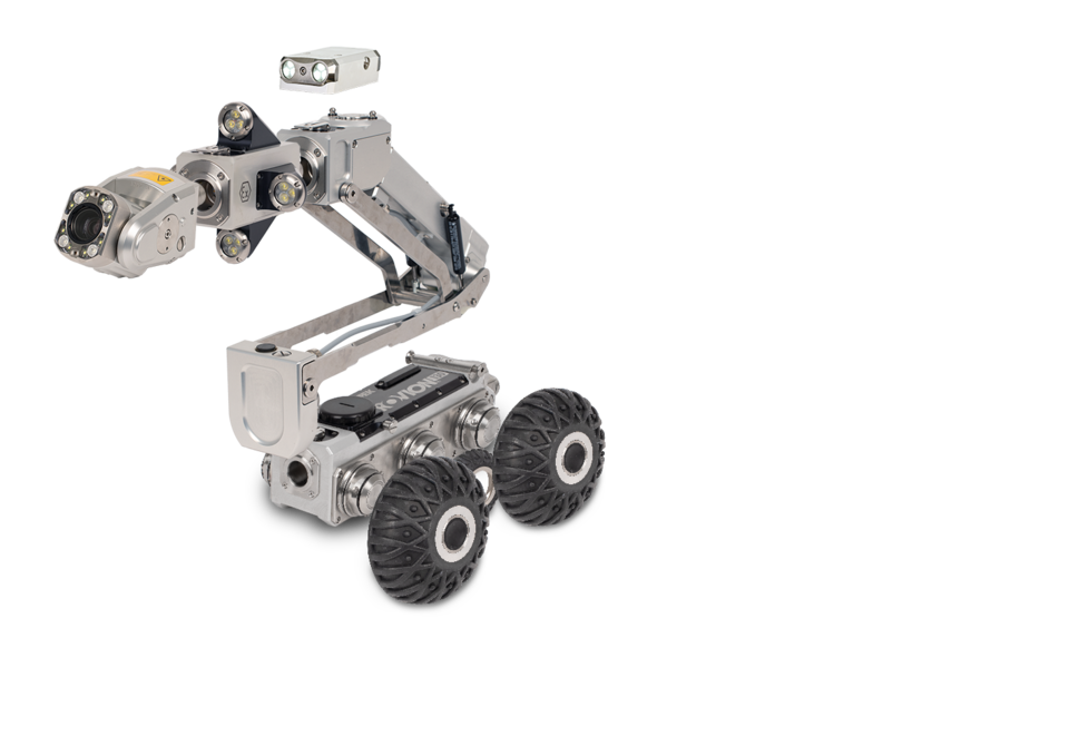 Sewer camera crawler RX130 for the sewer application range DN300 to DN600 